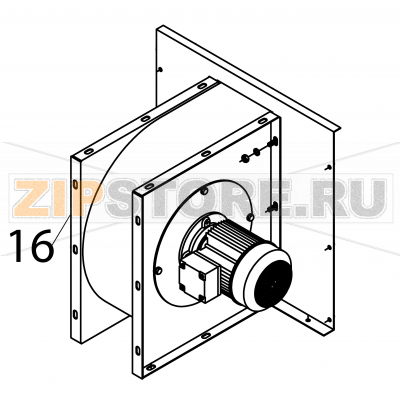 Centrifugal ventilator Fagor FI-2700I Centrifugal ventilator Fagor FI-2700IЗапчасть на деталировке под номером: 16Название запчасти Fagor на английском языке: Centrifugal ventilator FI-2700I.