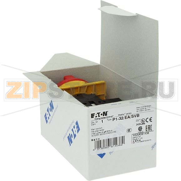 Выключатели главные, P1, 32 A, 3-полюсн Eaton P1-32/EA/SVB 