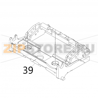 Head bracket Sato FX3-LX Head bracket Sato FX3-LXЗапчасть на деталировке под номером: 39Название запчасти на английском языке: Head bracket Sato FX3-LX.