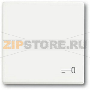 Клавиша выключателя c символом &quot;Ключ&quot;, белый бархат ABB 2CKA001751A3201 