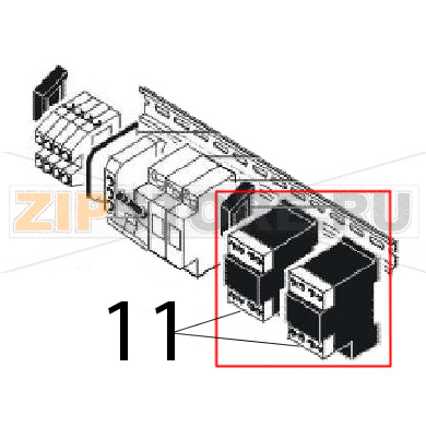 Relay BF09, 230 V, 50/60 Hz, 25(9) A Angelo Po FM1221E1 Relay BF09, 230 V, 50/60 Hz, 25(9) A Angelo Po FM1221E1Запчасть на деталировке под номером: 11