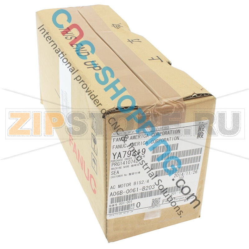 Серводвигатель с прямым валом и тормозом Fanuc A06B-0061-B203 