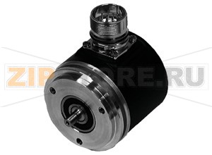Однооборотный абсолютный шифратор Singleturn absolute encoder AVS58-0 Pepperl+Fuchs General specificationsDetection typephotoelectric samplingDevice typeSingleturn absolute encoderFunctional safety related parametersMTTFd170 aMission Time (TM)20 aL10h1.9 E+11 at 6000&nbsprpm and 20/40&nbspN axial/radial shaft loadDiagnostic Coverage (DC)0 %Electrical specificationsOperating voltage4.5 ... 30 V DCNo-load supply currentmax. 180 mATime delay before availability< 250 msLinearity&plusmn 2 LSB at 16 Bit, &plusmn 1 LSB at 13 Bit, &plusmn 0,5 LSB at 12 BitOutput codeGray code, binary codeCode course (counting direction)cw descending (clockwise rotation, code course descending)InterfaceInterface typeSSIMonoflop time20  &plusmn 10 &microsResolutionSingle turnup to 16 BitOverall resolutionup to 16 BitTransfer rate0.1 ... 2 MBit/sVoltage dropUB - 2.5 VStandard conformityRS 422Input 1Input typeSelection of counting direction (cw/ccw)Signal voltageHigh4.5 ... 30 VLow0 ... 2 VInput current< 6 mASwitch-on delay< 10 msInput 2Input typezero-set (PRESET 1)Signal voltageHigh4.5 ... 30 VLow0 ... 2 VInput current< 6 mASwitch-on delay< 10 msConnectionConnectortype 9416 (M23), 12-pin, type 9416L (M23), 12-pinCable&empty7 mm, 6 x 2 x 0.14 mm2, 1 mStandard conformityDegree of protectionDIN&nbspEN&nbsp60529, IP65 (without shaft seal)  DIN&nbspEN&nbsp60529, IP66/IP67 (with shaft seal)Climatic testingDIN&nbspEN&nbsp60068-2-3, no moisture condensationEmitted interferenceDIN&nbspEN&nbsp61000-6-4Noise immunityDIN&nbspEN&nbsp61000-6-2Shock resistanceDIN&nbspEN&nbsp60068-2-27, 100&nbspg, 6&nbspmsVibration resistanceDIN&nbspEN&nbsp60068-2-6, 20&nbspg, 10&nbsp...&nbsp2000&nbspHzApprovals and certificatesUL approvalcULus Listed, General Purpose, Class 2 Power SourceAmbient conditionsOperating temperature-40 ... 85 °C (-40 ... 185 °F)Storage temperature-40 ... 85 °C (-40 ... 185 °F)Mechanical specificationsMaterialCombination 1housing: powder coated aluminumflange: aluminumshaft: stainless steelCombination 2 (Inox)housing: stainless steelflange: stainless steelshaft: stainless steelMassapprox. 460 g (combination 1) approx. 800 g (combination 2)Rotational speedmax. 12000 min -1Moment of inertia50  gcm2Starting torque< 5 NcmShaft loadAxial40 NRadial110 N