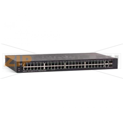 Коммутатор 48xGE (PoE), 2x10GE, 2xSFP+ Cisco SG250X-48P-K9-EU 