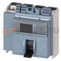 fixed-mounted molded case circuit breaker w. handle frame 1600; 4AUX and trip alarm switch S24; Icu "C" Icu=110kA @ 415V, 4-pole, right ETU660, LSIG, In=1250A display, meas., comm. function Ir=500...1250A Isd=0.6...10xIn, Ii=1.5...15xIn N conductor protec