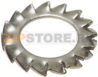 ЗУБЧАТЫЙ ФЛАНЕЦ ИЗ НЕРЖАВЕЮЩЕЙ СТАЛИ M8 UNI 8842