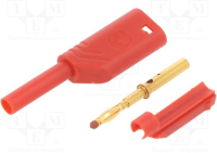 Разъем 2 мм, 10 А, 1 кВ, красный Hirschmann MST S WS 30 AU RED