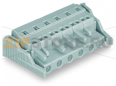 MCS MIDI Classic 1-проводниковая розетка; Фиксирующий рычаг; 2,5 мм?; Шаг контактов 7,5 мм; 12-пол.; 2,50 mm?; серые Wago 231-212/037-000 