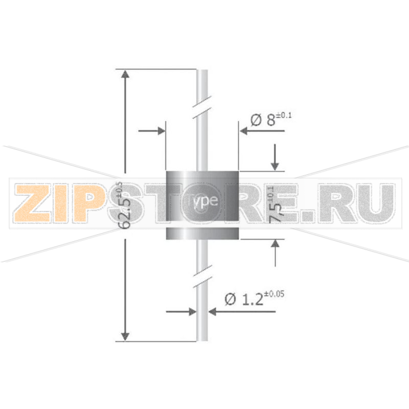 Диод Шоттки 20 А, 40 В, Ø: 8x7.5 мм Diotec SBX2040 