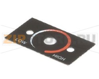 LOW/HIGH TEMP LABEL BULB&amp;CAP