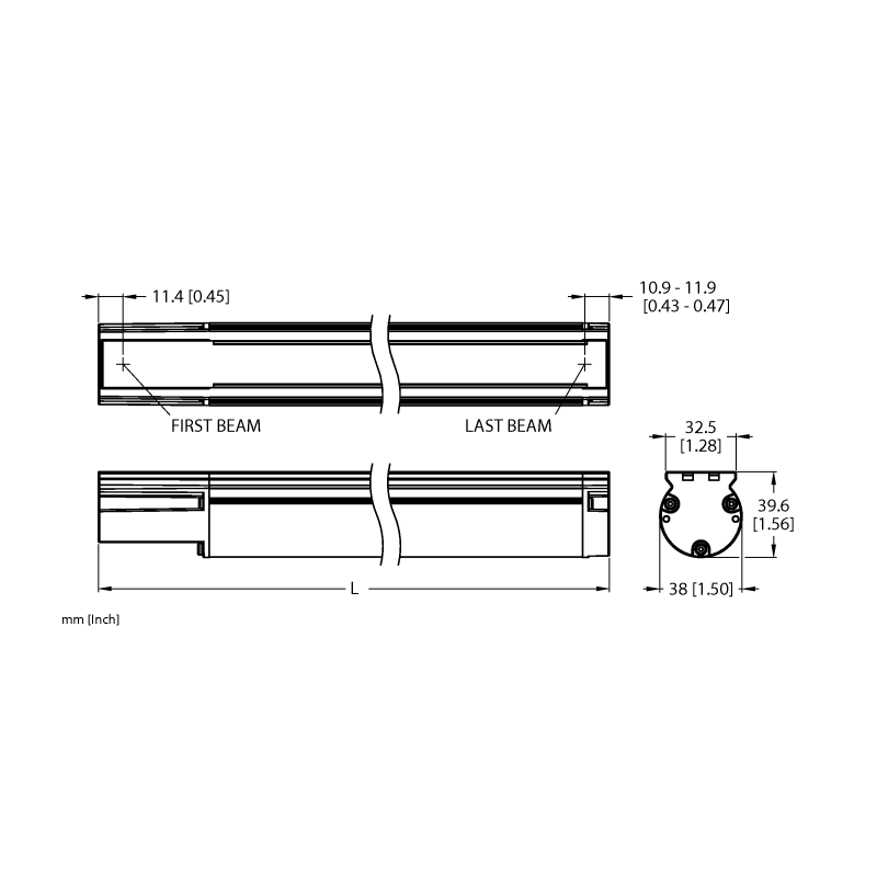 Завеса безопасности световая (передатчик) Turck S4BE14-450-S 