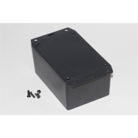 Корпус 123x83x60 мм, материал: пластик, черный, 1 шт Hammond 1591XXTFLBK