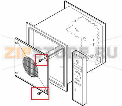 Fan guard fastening screw Lainox ME061T    Fan guard fastening screw Lainox ME061TЗапчасть на сборочном чертеже под номером: 12Название запчасти на английском&nbsp;языке:&nbsp;Fan guard fastening screw Lainox ME061T
