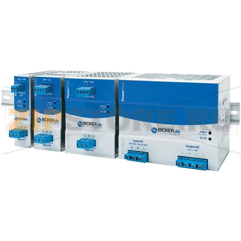 Блок питания на DIN-рейку 24 В, 2.5 А, 60 Вт Bicker Elektronik BED-06024 