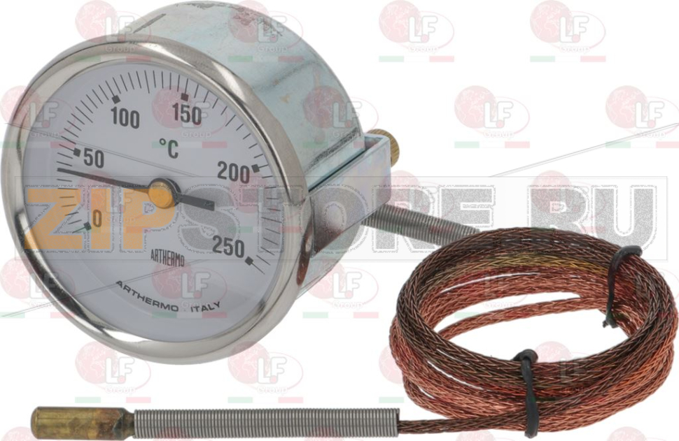 ТЕЛЕТЕРМОМЕТР БЕЛЫЙ Ø 60 ММ 0-250°C 