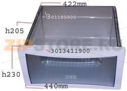 CASE VEGETABLE BLUE REF US 