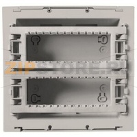 Бокс поста централизации, 12 модулей, монтаж: открытый, серебристый ABB 4987.20