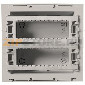Бокс поста централизации, 12 модулей, монтаж: открытый, серебристый ABB 4987.20 