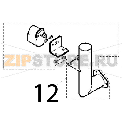 Butterfly valve unit Angelo Po FM1221E1 Butterfly valve unit Angelo Po FM1221E1Запчасть на деталировке под номером: 12