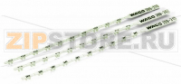 Маркировочная полоса; МАРКИРОВАНО; X; not stretchable; Горизонтальная маркировка; с креплением на защелке; белые Wago 209-320