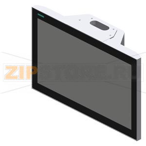 SIMATIC ITC1900 V3 PRO, промышленный тонкий клиент - корпусное устройство, широкоформатный TFT-дисплей с диагональю 19 дюймов, емкостная тач-технология, поддерживаемые протоколы: RDP, VNC, SmartServer, HTML5 и др. с логотипом Siemens, для установки на нес 