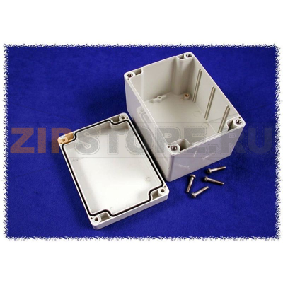 Корпус 120x90x80 мм, материал: пластик, серый, 1 шт Hammond 1554G2GY 