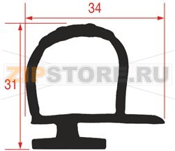 УПЛОТНИТЕЛЬ ДЛЯ КАМЕРЫ 34Х31 ММ - 6 М 