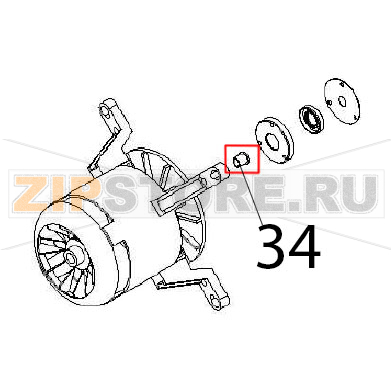 Bushing Angelo Po FC1011G Bushing Angelo Po FC1011GЗапчасть на деталировке под номером: 34