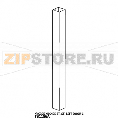 St. St. left door C Unox XVC 305E St. St. left door C Unox XVC 305EЗапчасть на деталировке под номером: 10Название запчасти на английском языке: St. St. left door C Unox XVC 305E