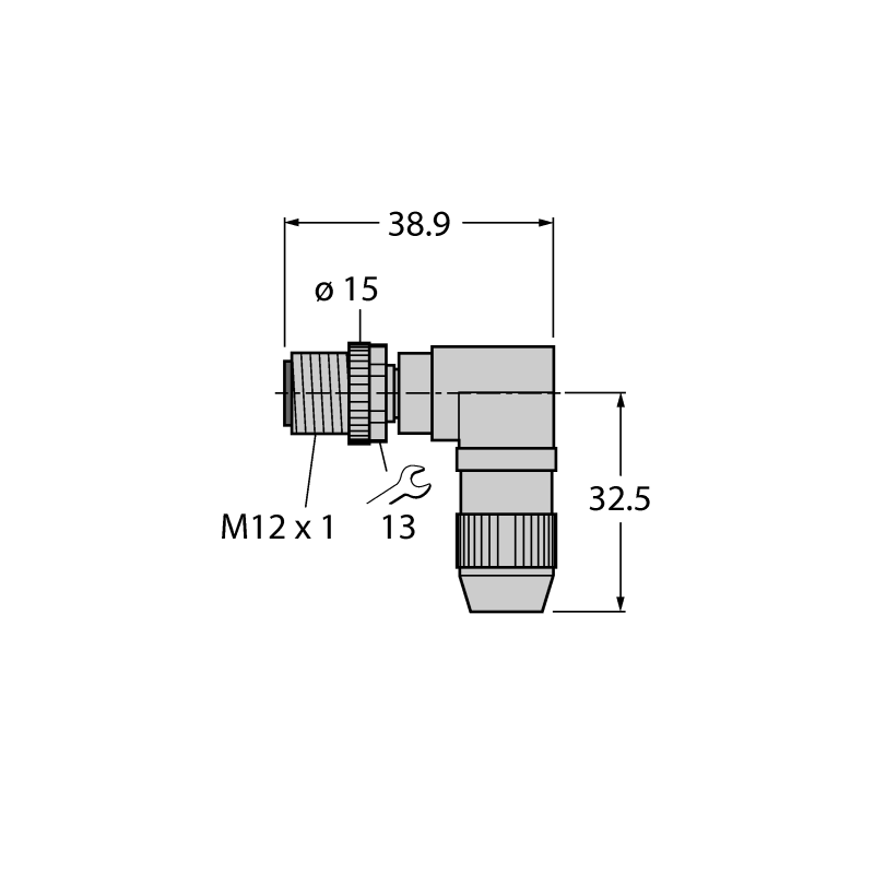 Разъем разборный Turck HAS8241-0 