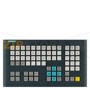 SINUMERIK ПОЛНАЯ КЛАВИАТУРА ЧПУ KB 310C, ШИРИНА 310 MM, USB МЕХАНИЧЕСКИЕ КНОПКИ, ВКЛ. КАБЕЛЬ 1,5 M Siemens 6FC5203-0AF21-0AA1 