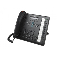 IP-телефон 48 В/DC, 12 линий, 2xFE (PoE), SIP/SCCP, 396x81 пкс, RJ-9 Cisco CP-6961-C-K9