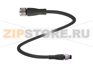 Кабель датчика-исполнительного устройства Connection cable V1-G-BK0,6M-PUR-U-V31-GM Pepperl+Fuchs Описание оборудованияConnection cable, M12 to M8, PUR cable, 4-pin