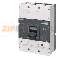 АВТОМАТИЧЕСКИЙ ВЫКЛЮЧАТЕЛЬ VL 630 H ВЫСОКАЯ ОТКЛЮЧАЮЩАЯ СПОСОБНОСТЬ ICU=70KA/415 V AC 3-ПОЛЮСА, ЗАЩИТА УСТАНОВОК, РАСЦЕПИТЕЛЬ МАКСИМАЛЬНОГО ТОКА TM, LI IN=315A, НОМИНАЛЬНЫЙ ТОК IR=250-315A, ПЕРЕГРУЗКА II=1575-3150A, К.З. Siemens 3VL5731-2DC36-....