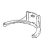 Bowl support & pin assy - imperial grey KitchenAid 5K5SS