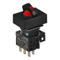 Переключатель селекторный, Ø отверстия: 16 мм Autonics S16SRT-L6RC24