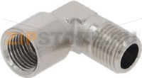 L-FITTING ø 1/4M-1/4F NICKEL-PLATED