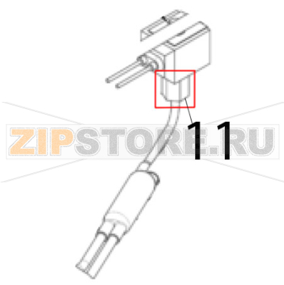 Hot gas valve body Scotsman B 7040 Hot gas valve body Scotsman B 7040Запчасть на деталировке под номером: 11