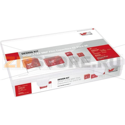 Конденсатор металлопленочный 310 В, 10%, 61 шт Würth Elektronik WCAP-FTXX 
