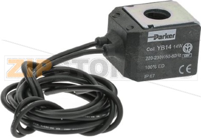 КАТУШКА PARKER YB14 230В 14ВТ С ПРОВОДОМ 