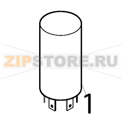 Noise filter Silanos E1000 Noise filter Silanos E1000Запчасть на деталировке под номером: 1