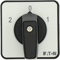 Переключатель полюсов, контакты: 8, 20 A, панель: 2-0-1, 60°, с фиксацией Eaton T0-4-5/E