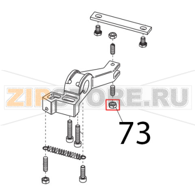 Dado es. DIN934, M6 Sirman Canova 300 Dado es. DIN934, M6 Sirman Canova 300Запчасть на деталировке под номером: 73