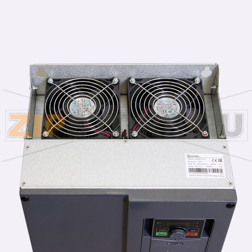 Преобразователь частоты 55 кВт, 3 фазы, 380 В, STO Sinvel SID300-055-3S 