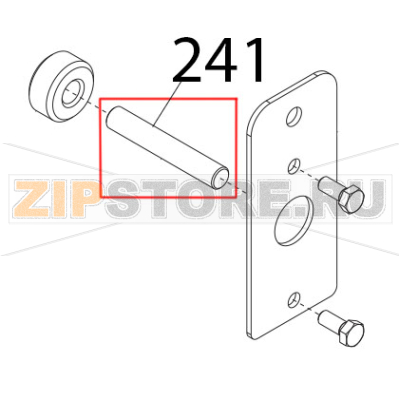 Vite senza testa CE DIN913, M8x50  Sirman Mirra 300 Y09 Vite senza testa CE DIN913, M8x50  Sirman Mirra 300 Y09Запчасть на деталировке под номером: 241