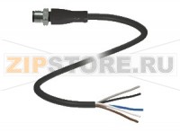 Кабель датчика-исполнительного устройства Cable connector V15S-GV4A-BK3M-PUR-U5/ABG-Y305 Pepperl+Fuchs