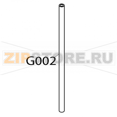 Hot water pipe 3/8&quot; Convotherm OES 6.10 Hot water pipe 3/8" Convotherm OES 6.10Запчасть на деталировке под номером: G002