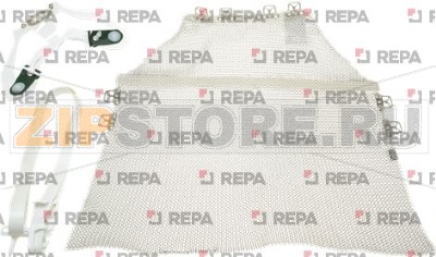 ФАРТУК КОЛЬЧУЖНЫЙ ИЗ НЕРЖАВЕЮЩЕЙ СТАЛИ 56 СМ 60 ВЫСОТА 