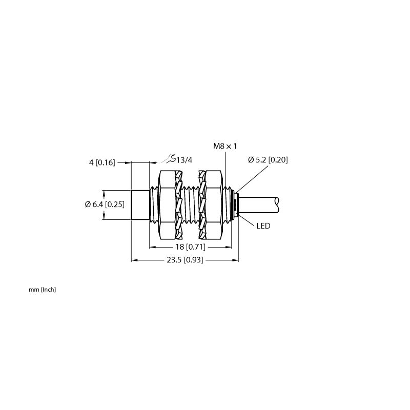 Датчик индуктивный Turck NI3-EG08K-AN6X 
