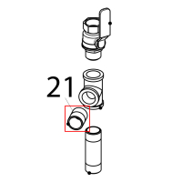 Starch drain pipe Tecnoinox CP4FE7